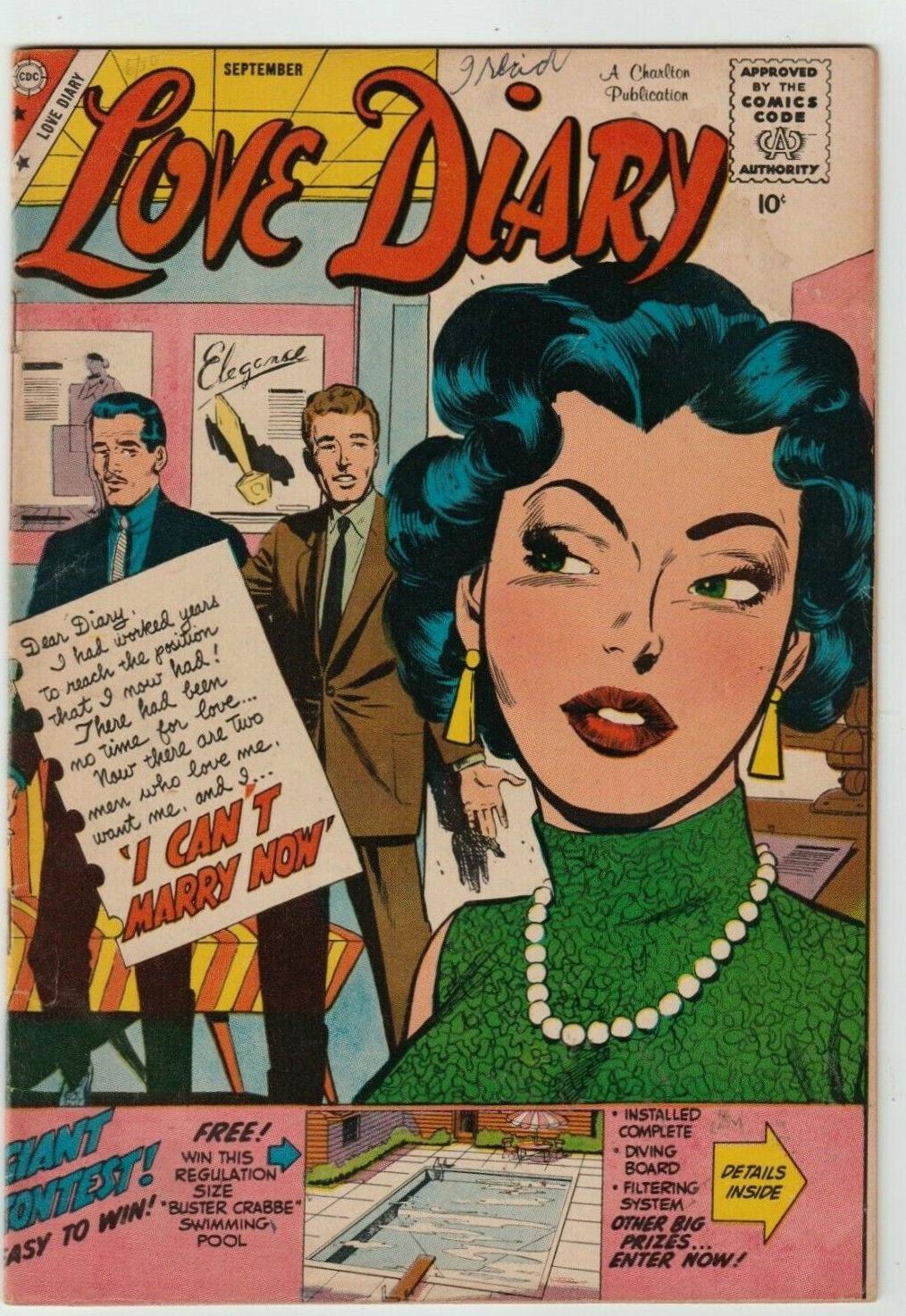 Love Diary #6 (1959) Comic Books Love Diary