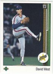 David West #7 Baseball Cards 1989 Upper Deck Prices