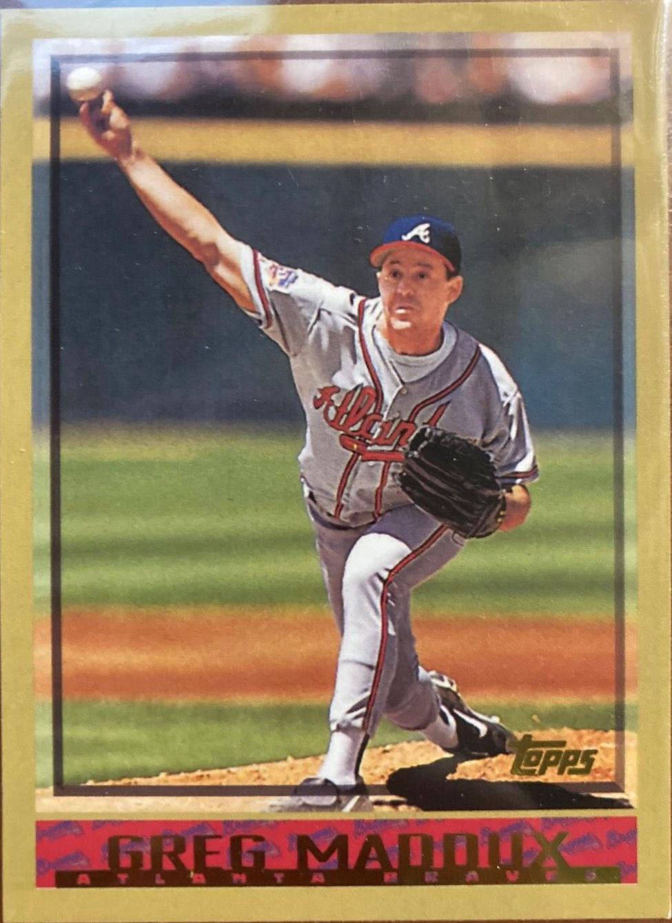 Greg Maddux #BB2-1998 Baseball Cards 2016 Topps Berger's Best Series 2