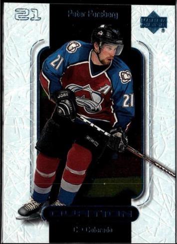 Peter Forsberg #18 Hockey Cards 1999 Upper Deck Ovation