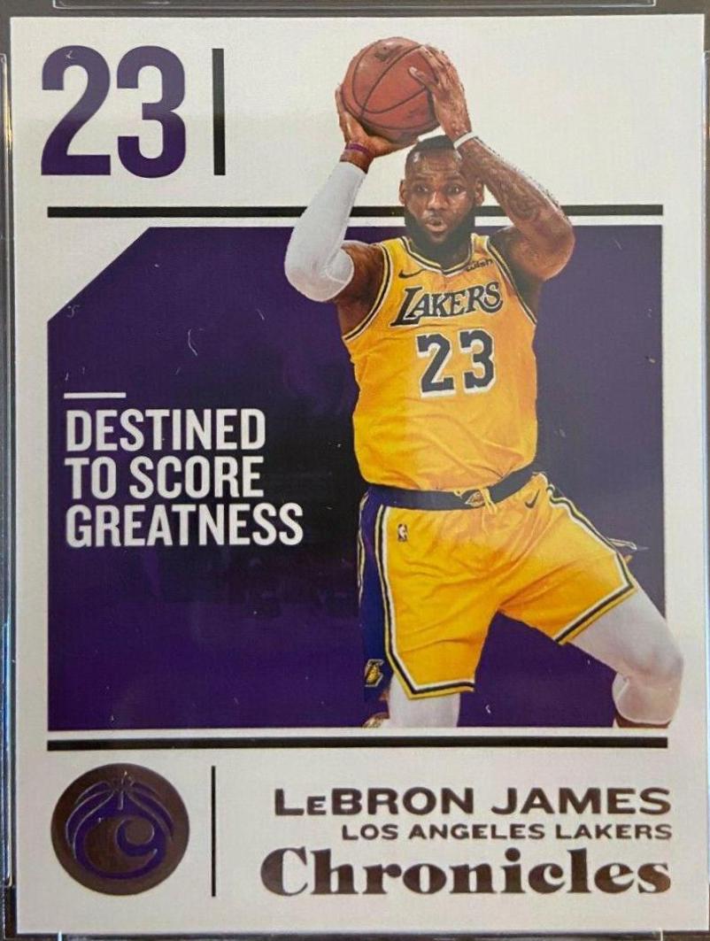 LeBron James #68 Basketball Cards 2018 Panini Chronicles