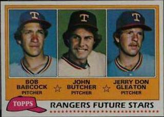 Rangers Future Stars: Bob Babcock / John Butcher / Jerry Don Gleaton