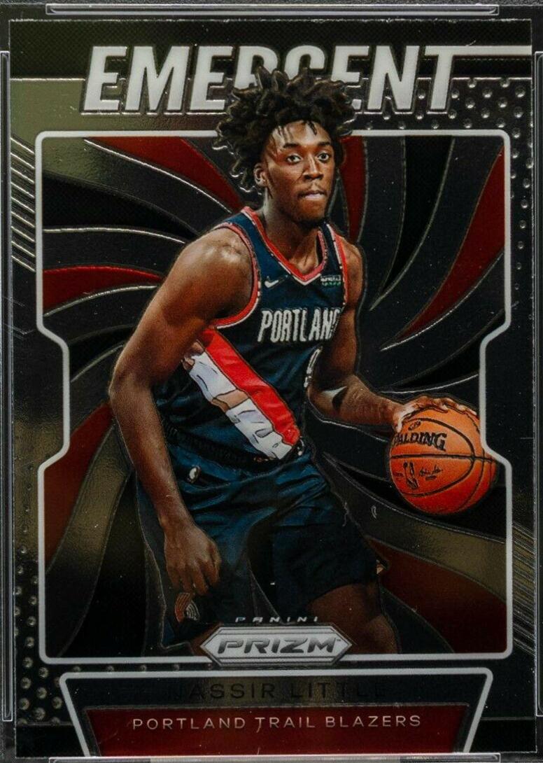 Nassir Little #2 Basketball Cards 2019 Panini Prizm Emergent