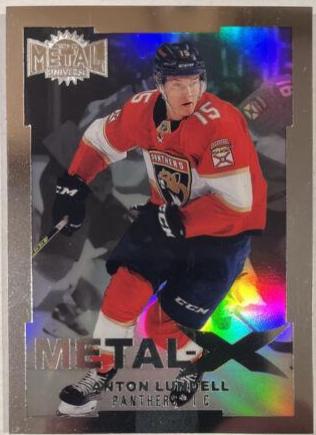 Anton Lundell #MX-59 Hockey Cards 2021 Skybox Metal Universe X