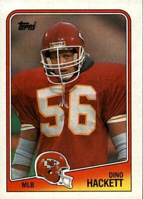 Dino Hackett #370 Football Cards 1988 Topps
