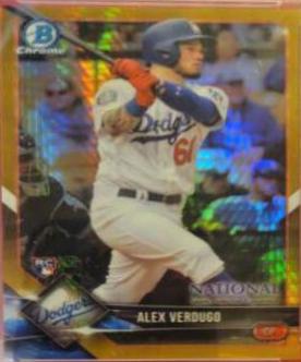 Alex Verdugo [Gold Refractor] #BNR-AV
