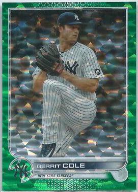 Gerrit Cole [Green Foilboard] #35