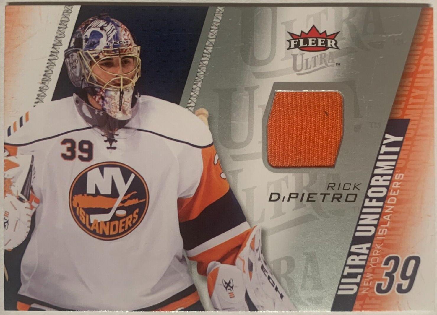 Rick DiPietro #UU-RD Hockey Cards 2009 Fleer Ultra Uniformity