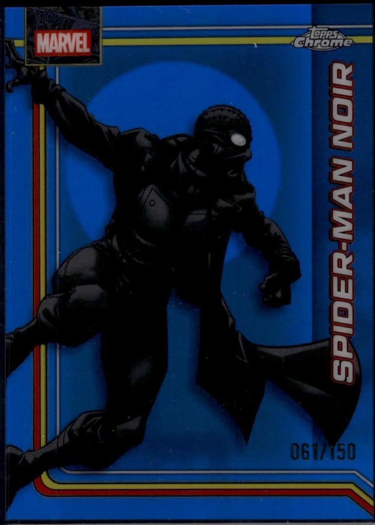Spider-Man Noir Blue Refractor
