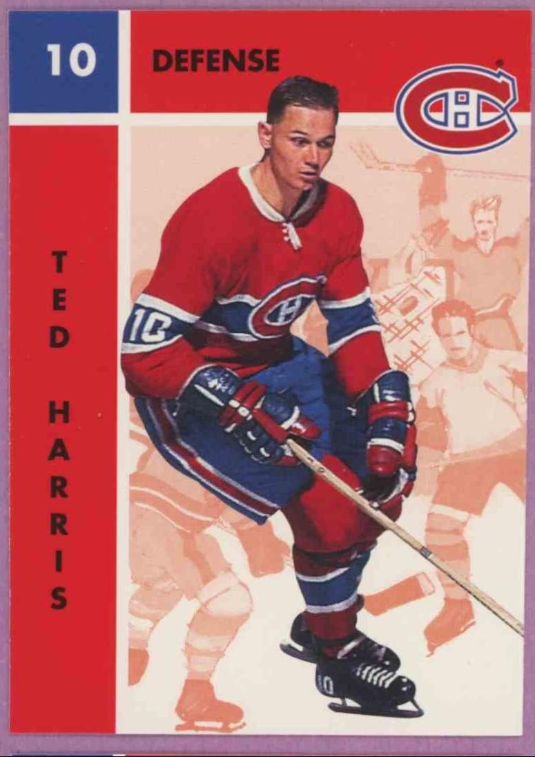 Ted Harris #63 1995 Parkhurst Hockey