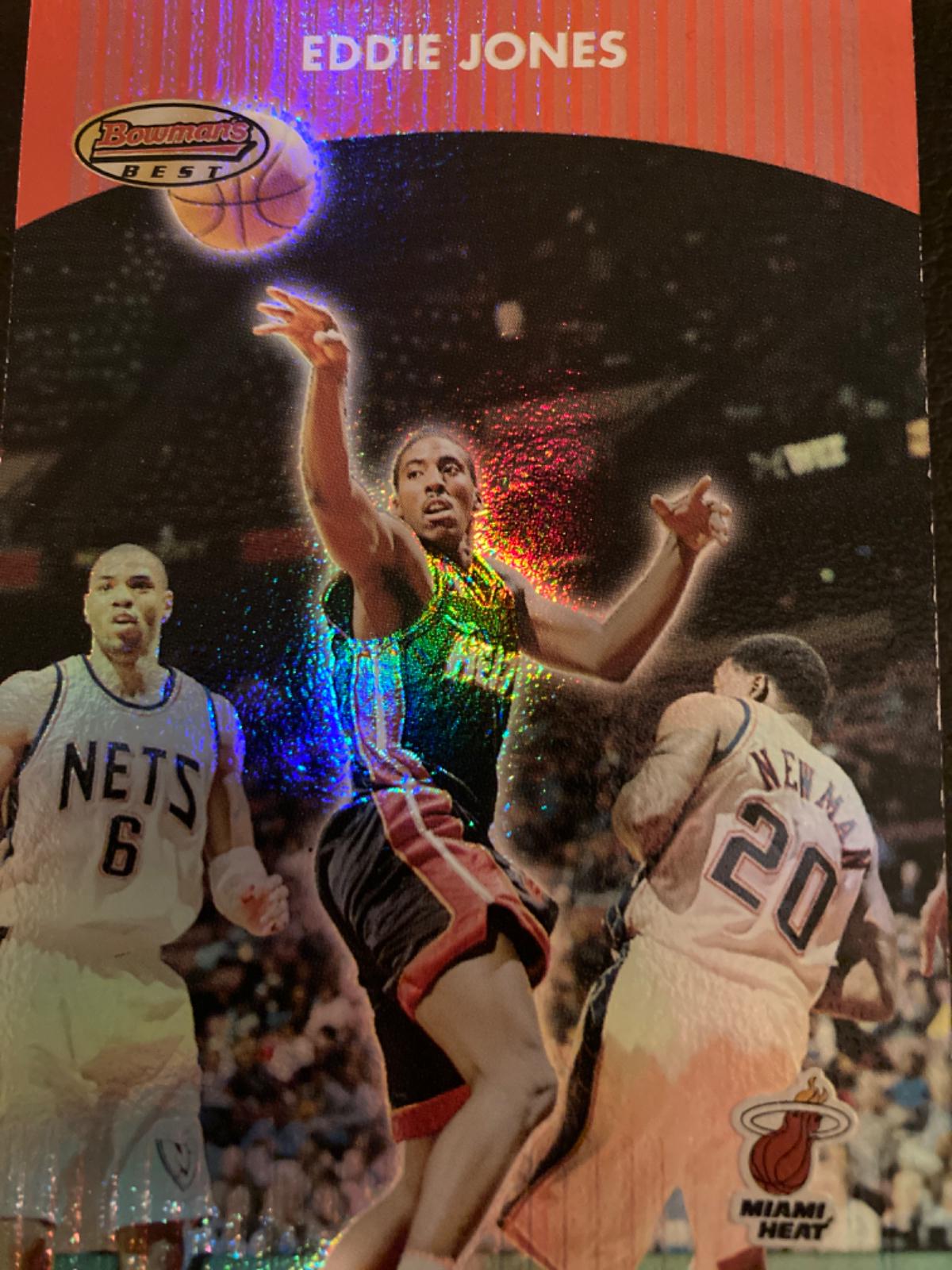 Eddie Jones #6 Basketball Cards 2000 Bowman's Best