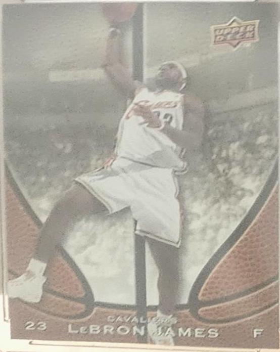 Lebron James #LJ Basketball Cards 2008 Upper Deck Starting 5