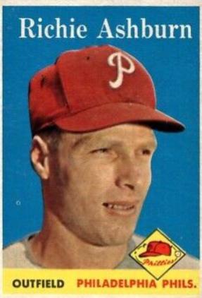 Richie Ashburn #230 Baseball Cards 1958 Topps
