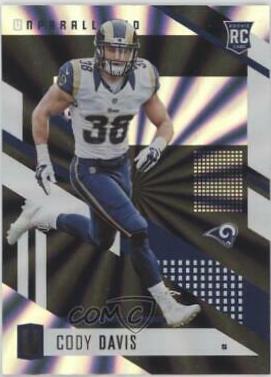 Cody Davis #189 Football Cards 2017 Panini Unparalleled