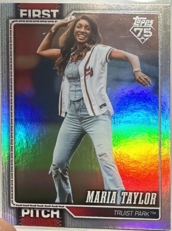 Maria Taylor #FP-11 2026 Topps Series 2 First Pitch Baseball
