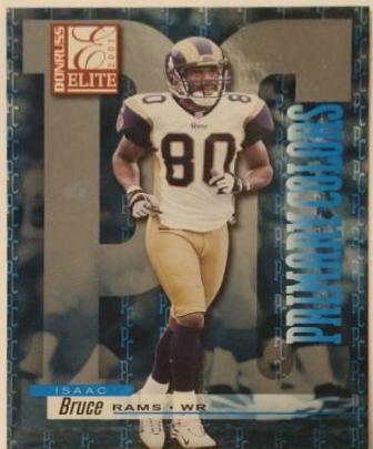 Isaac Bruce #PC-29 2001 Panini Donruss Elite Primary Colors Football