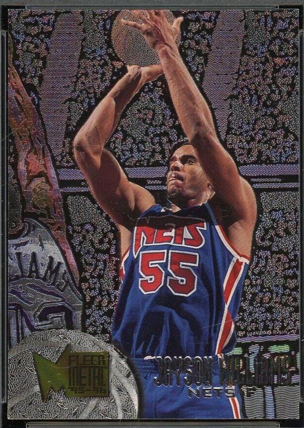 Jayson Williams #172 Basketball Cards 1995 Metal