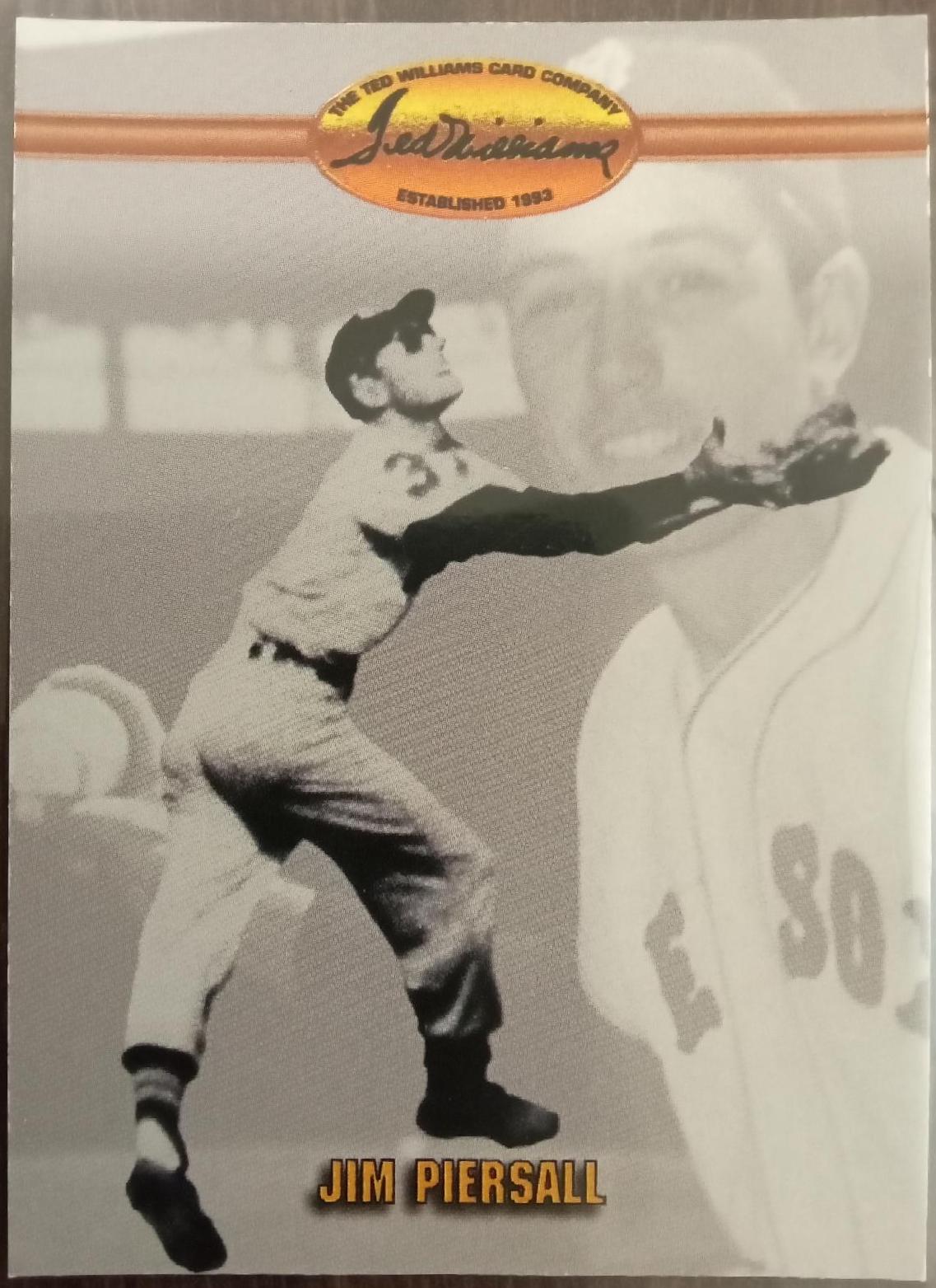 Jim Piersall #5 Baseball Cards 1993 Ted Williams Co