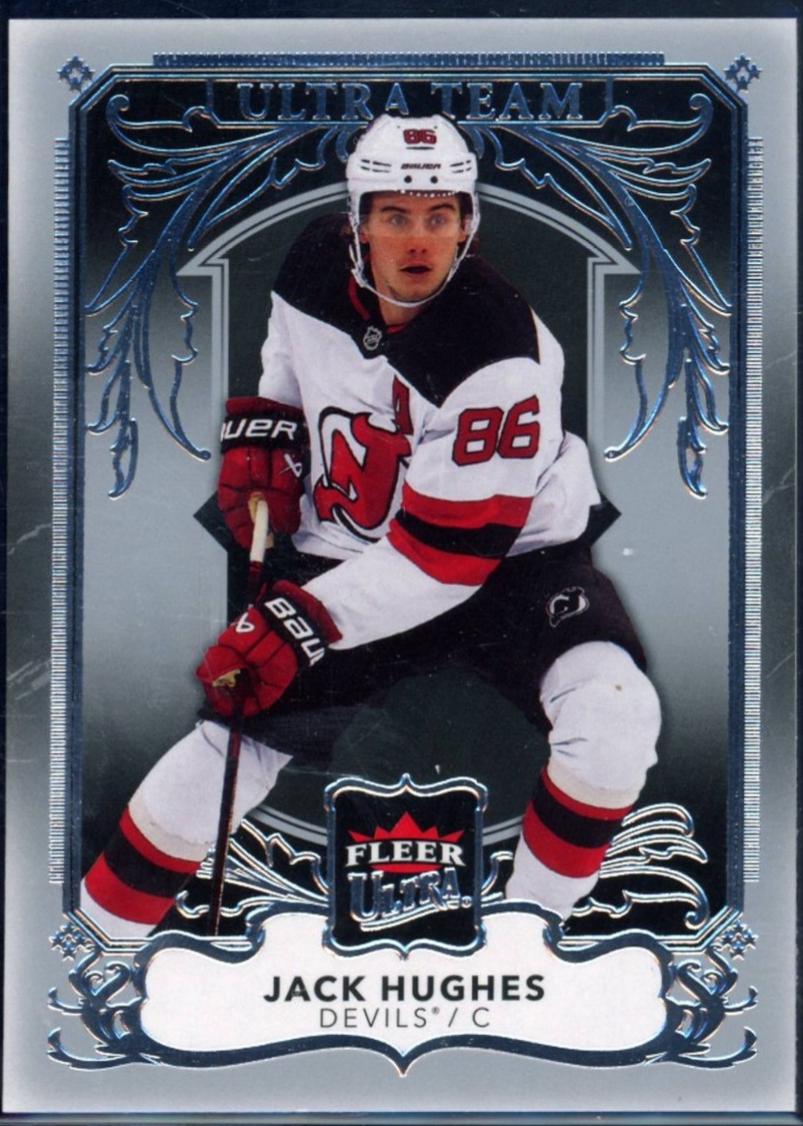 Jack Hughes #19 2025 Fleer Ultra Team Hockey