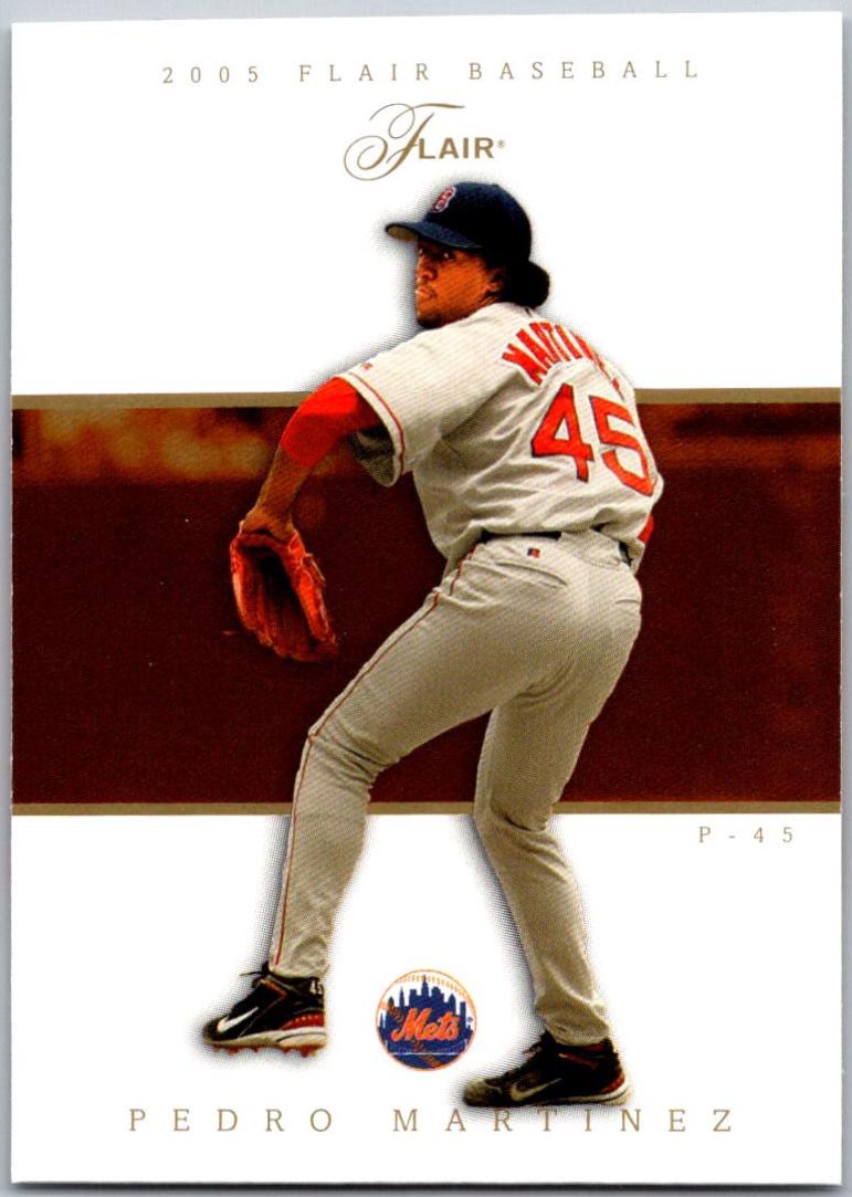Pedro Martinez #17 Baseball Cards 2005 Flair