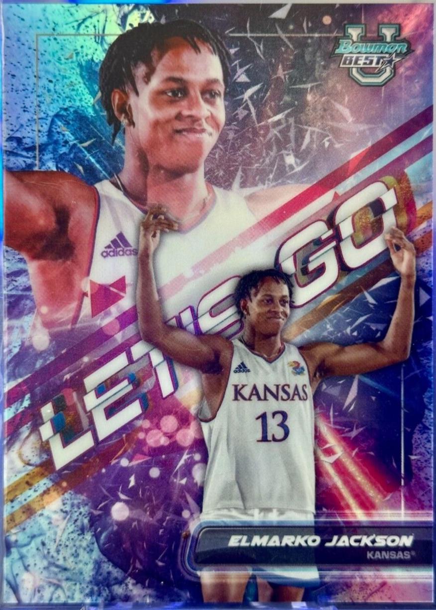 Elmarko Jackson #LG-2 Basketball Cards 2023 Bowman Best University Let’s Go