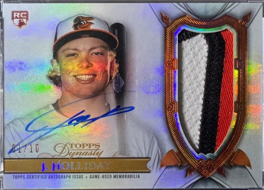 Jackson Holliday [Autograph Patch] #DAP-JH2