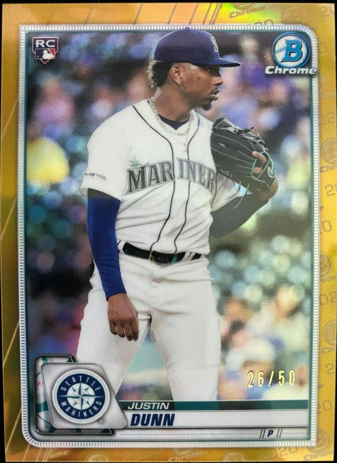 Justin Dunn [Gold Refractor] #20