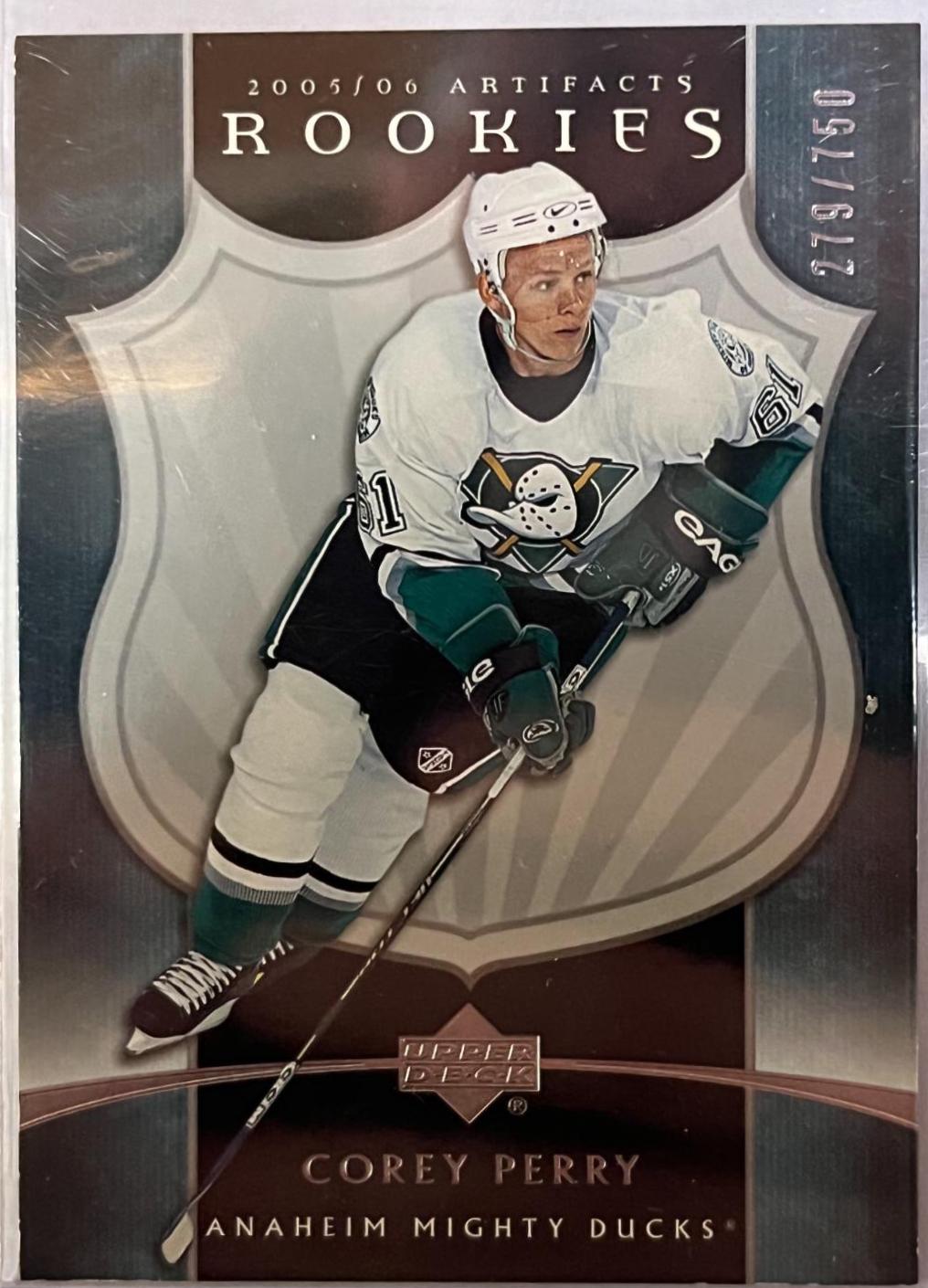 Corey Perry #201 Hockey Cards 2005 Upper Deck Artifacts