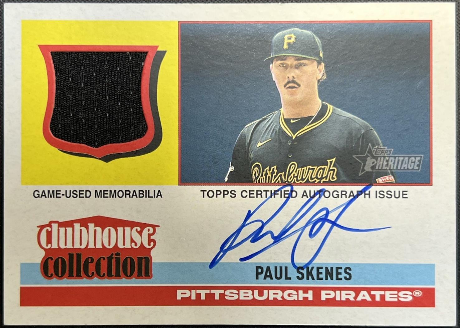 Paul Skenes [Patch] #CCAR-PS Prices | 2025 Topps Heritage 