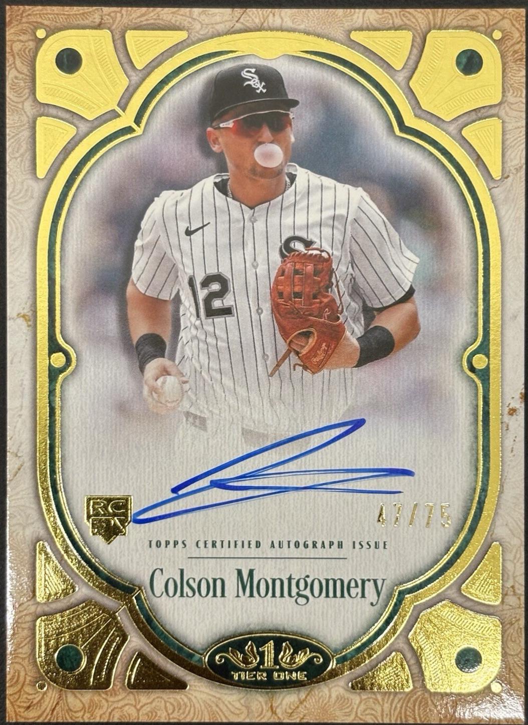 Colson Montgomery #T1A-CM 2026 Topps Tier One Baseball Tier One Autographs
