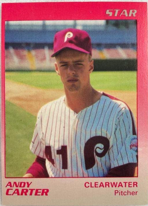 Andy Carter #5 Baseball Cards 1989 Star Rookies