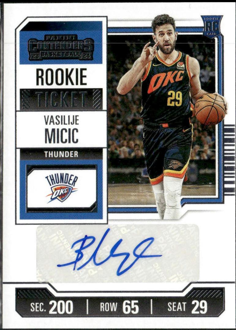 Vasilije Micic #157 2023 Panini Contenders Basketball