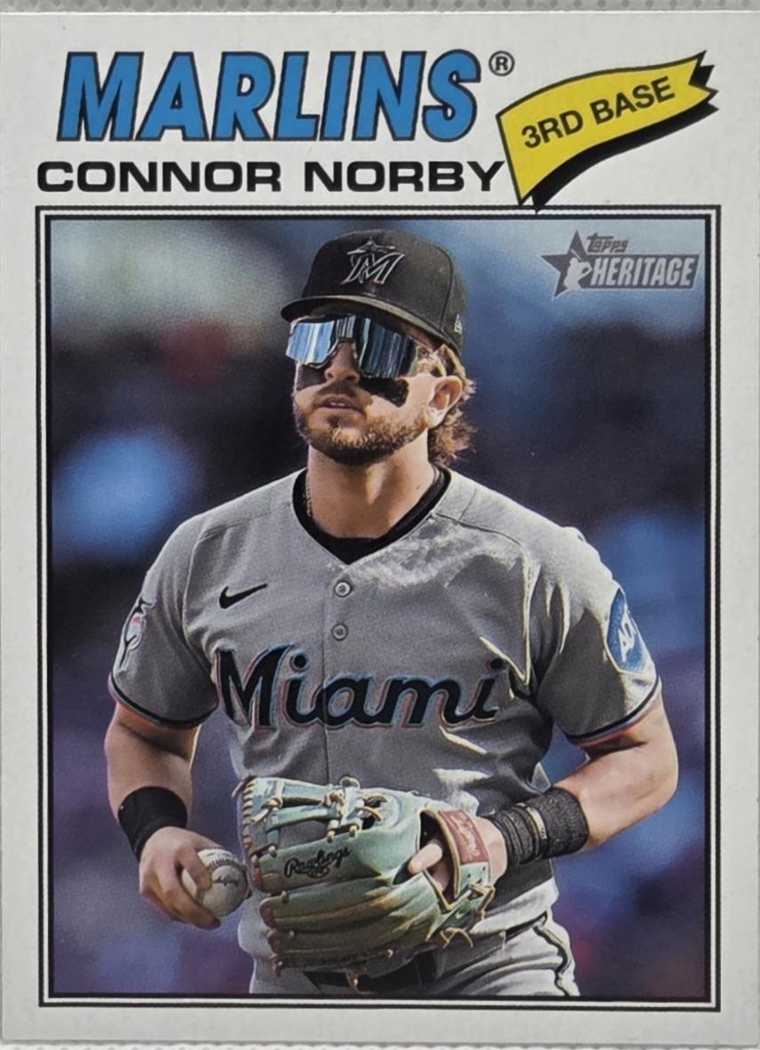 Connor Norby #30 2026 Topps Heritage Baseball