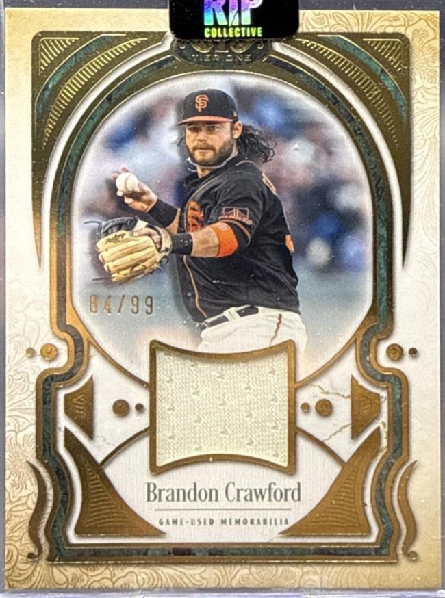 Brandon Crawford #T1TR-BC 2026 Topps Tier One Baseball Tier One Talent Relics