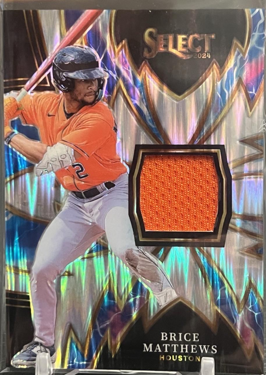 Brice Matthews #SPK-BM Baseball Cards 2024 Panini Select Sparks