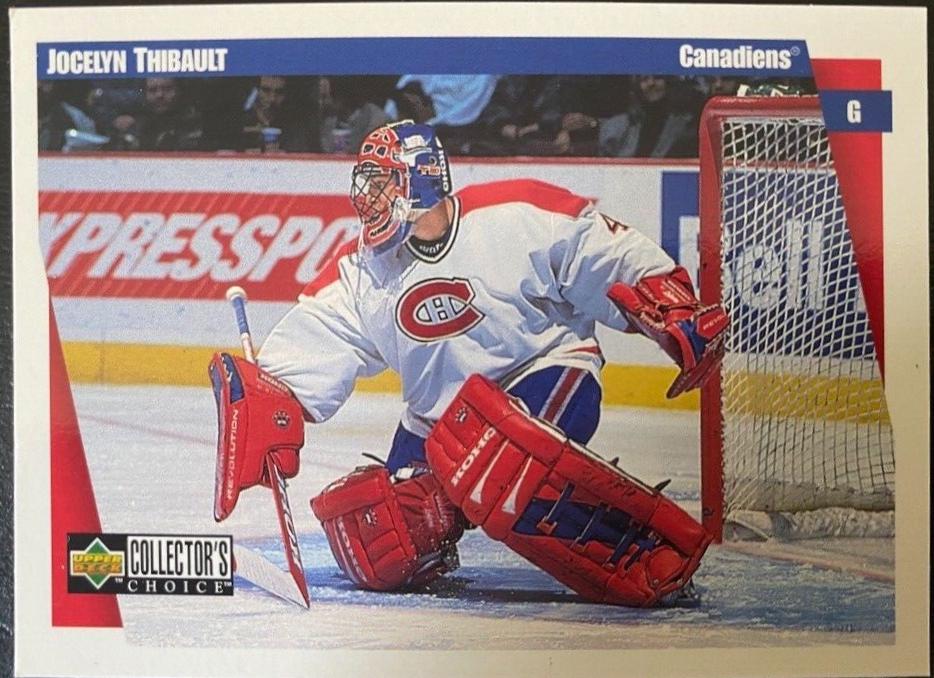 Jocelyn Thibault #134 Hockey Cards 1997 Collector's Choice