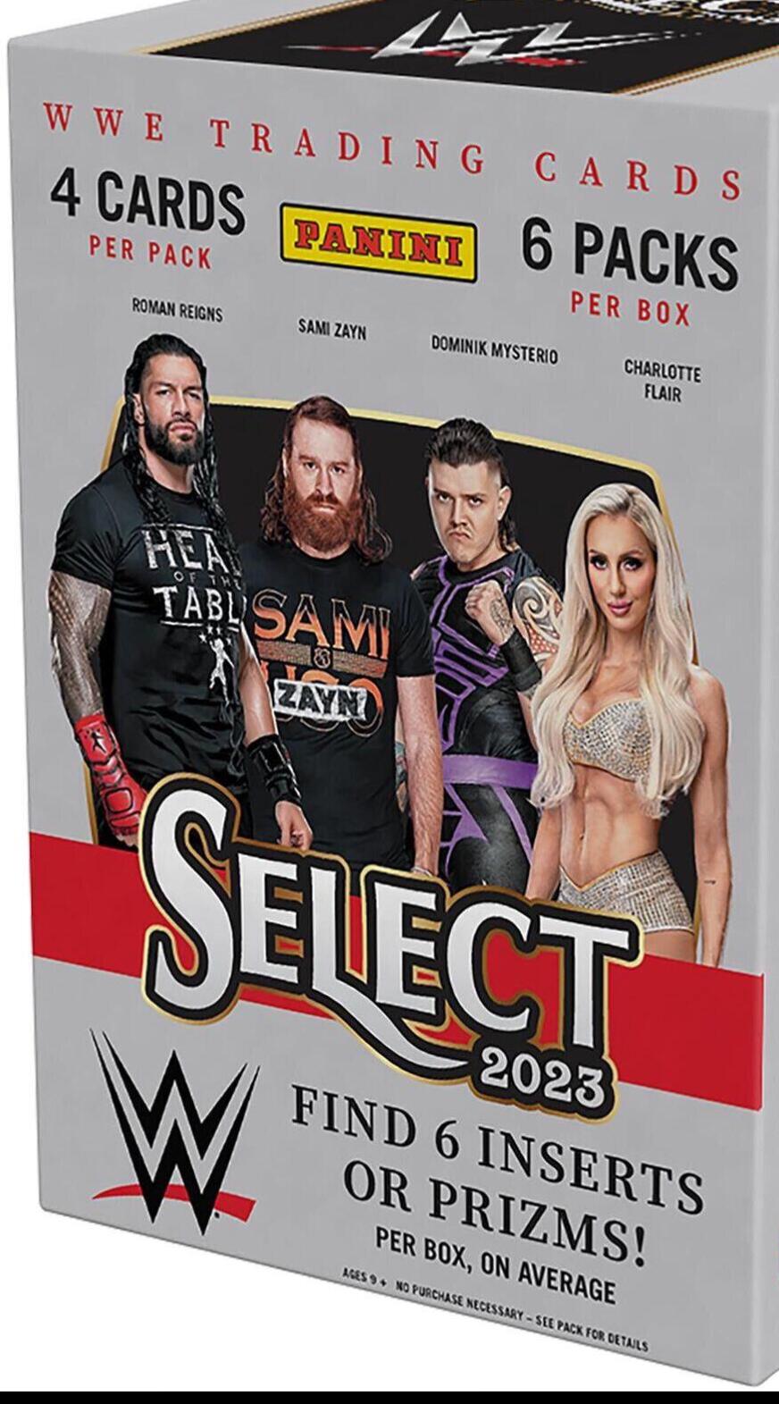 Blaster Box Wrestling Cards 2023 Panini Select WWE