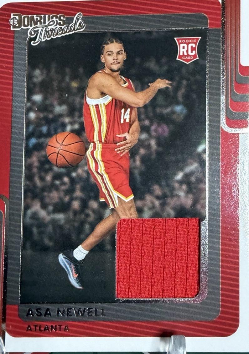 Asa Newell #25 2025 Panini Donruss Threads Basketball