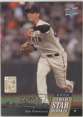 Madison Bumgarner #40 Baseball Cards 2010 Upper Deck