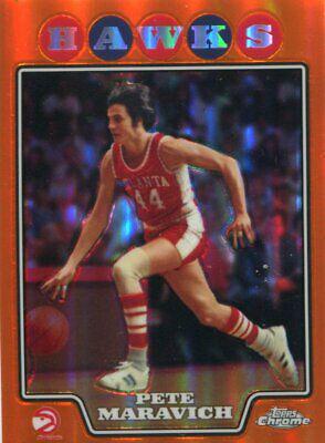 Pete Maravich [Orange Refractor] #177