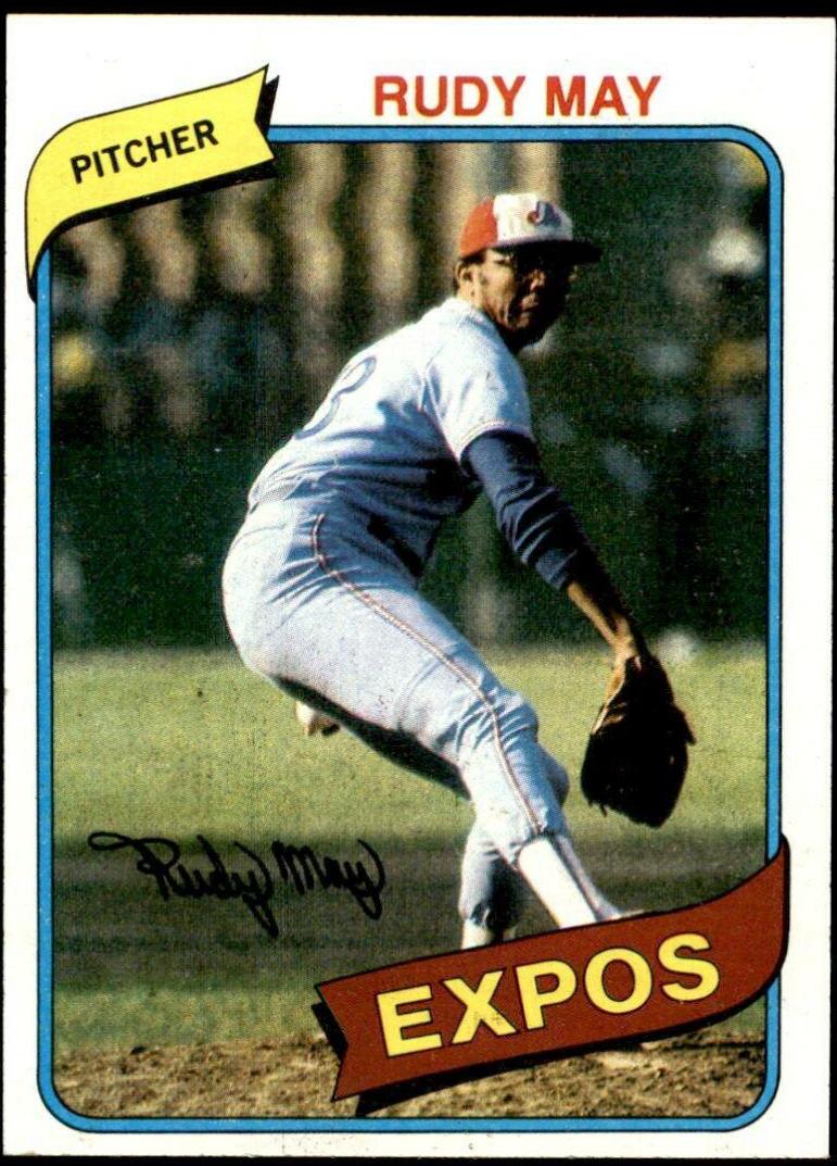 1980 Topps Rudy May #539 card