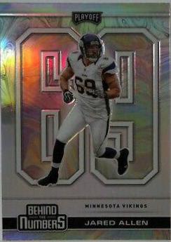 Jared Allen #BTN-11 Football Cards 2020 Panini Playoff Behind the Numbers