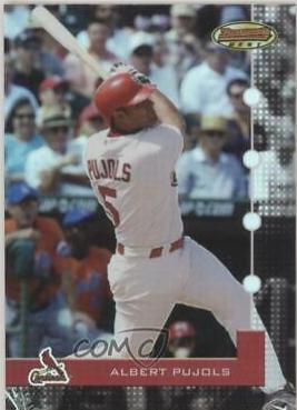 Albert Pujols #28 Baseball Cards 2005 Bowman's Best