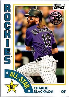 Charlie Blackmon #CB Baseball Cards 2019 Topps 1984 Baseball All Stars