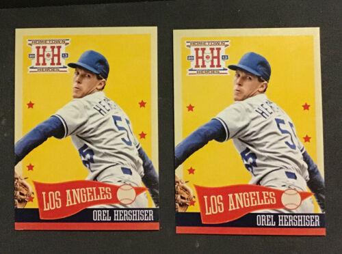 Orel Hershiser #49 Baseball Cards 2013 Panini Hometown Heroes