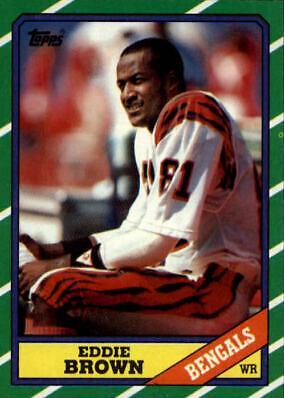 Eddie Brown #260 Football Cards 1986 Topps