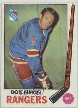 Bob Nevin #40 Hockey Cards 1969 Topps