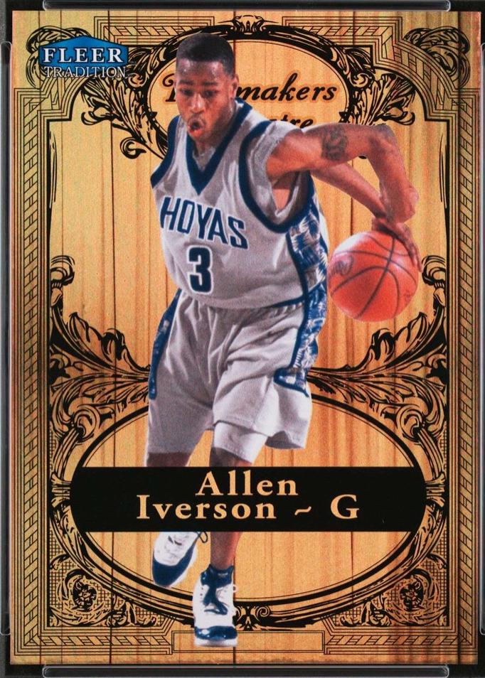 Allen Iverson #5 2012 Fleer Retro Playmakers Theater Basketball