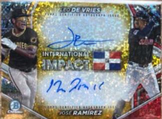 Leo De Vries / Jose Ramirez [Gold Mini Diamond Refractor] #II-DR