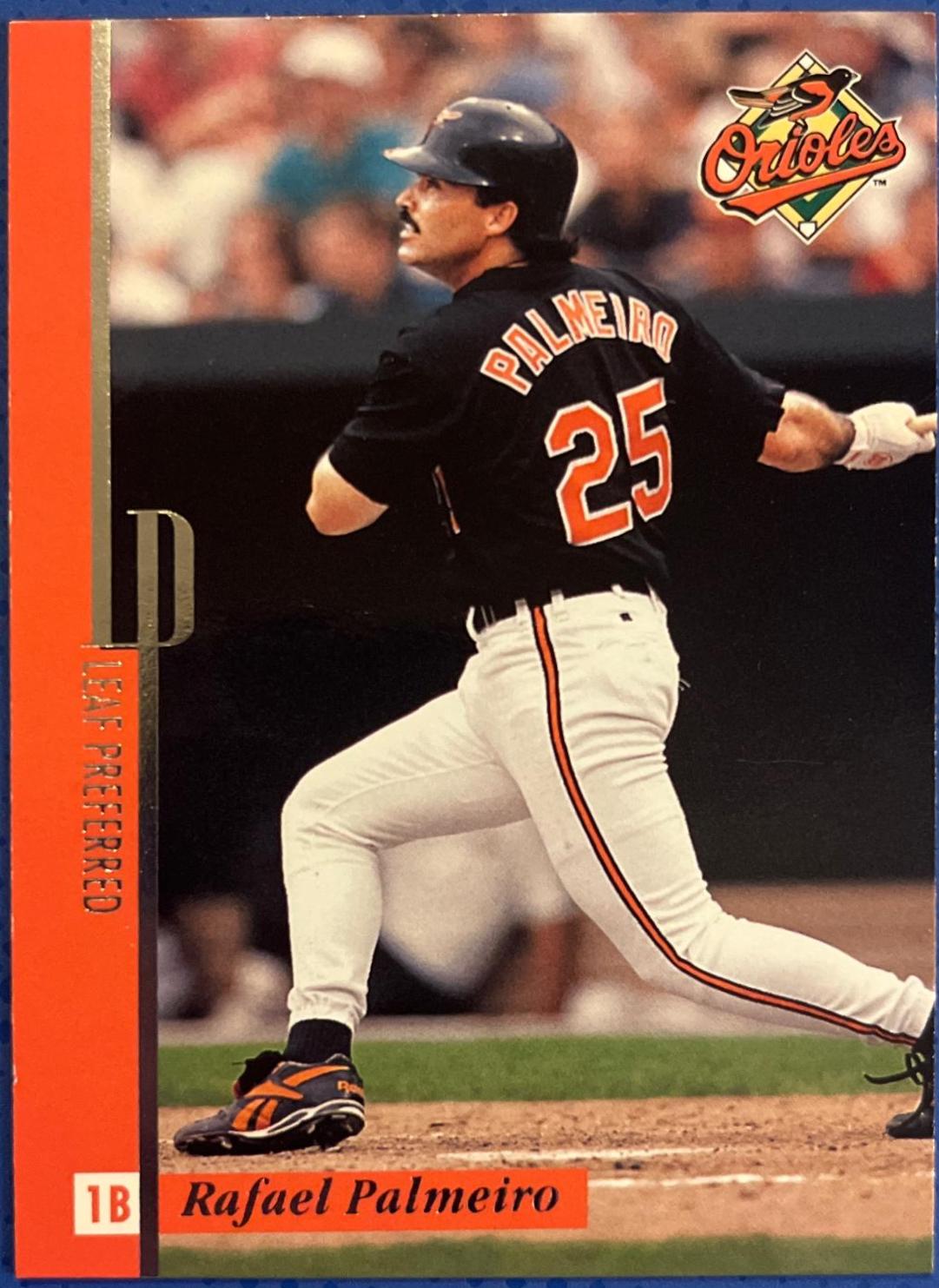Rafael Palmeiro #47 Baseball Cards 1996 Leaf Preferred